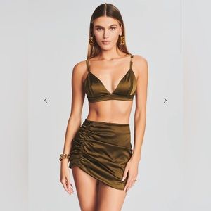 SER.O.YA / Retrofete silk skirt